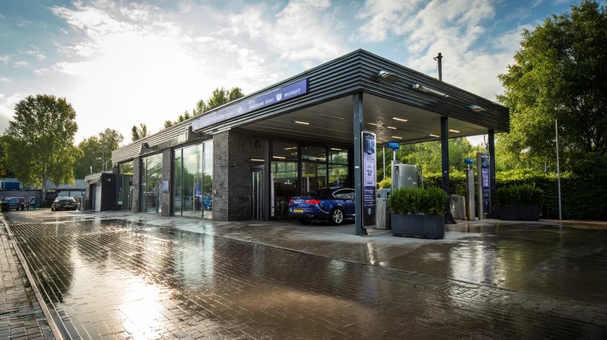 Mees Exterior Of A Modern Carwash Dutch Landscape Sunny Day 1168cab2 4f49 4302 8bdd 007ad408ba65 1 1200×673